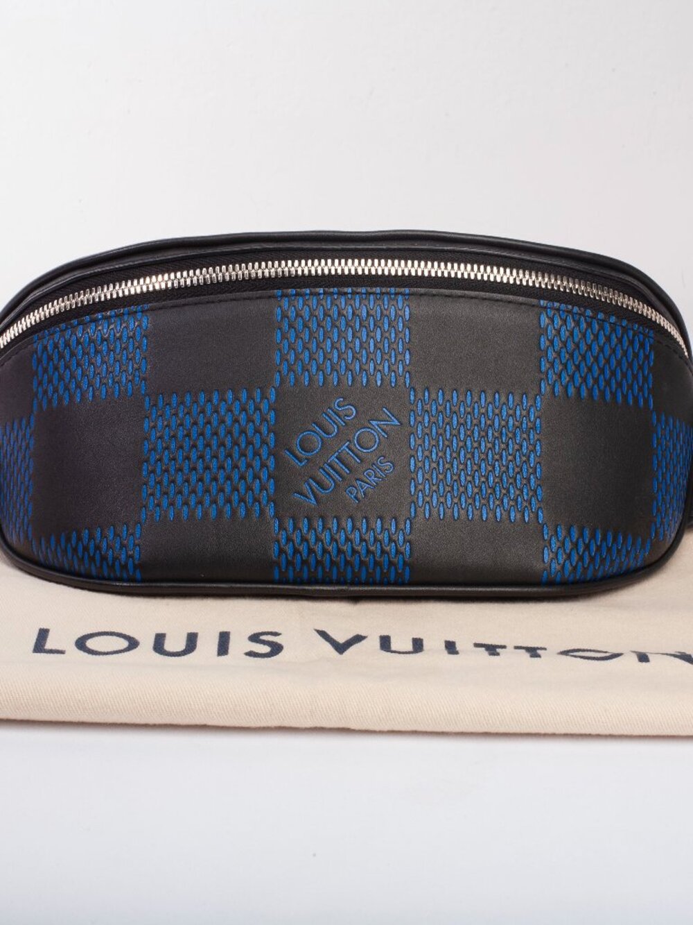 Authentic Louis Vuitton Damier Infini Campus BumBag Navy/Black